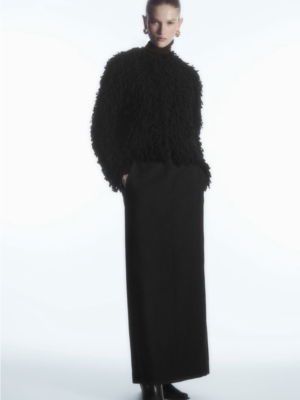 COS Loop Knit Wool Short Jacket - Picture 3 of 3